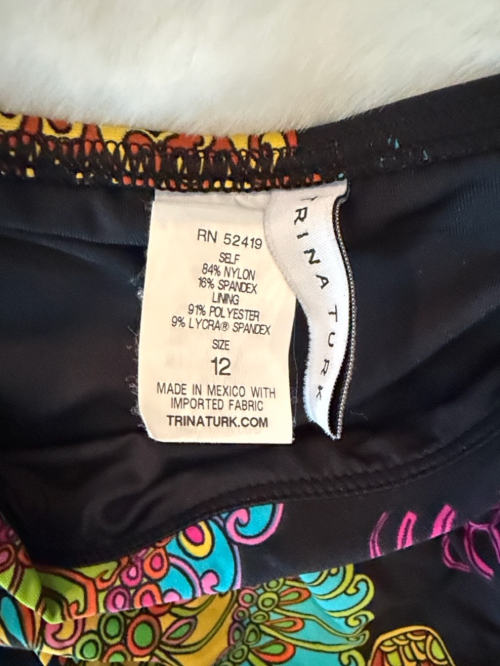 3 piece Trina Turk EUC set Floral Black Bikini Set with Cover-Up - Picture 5 of 10